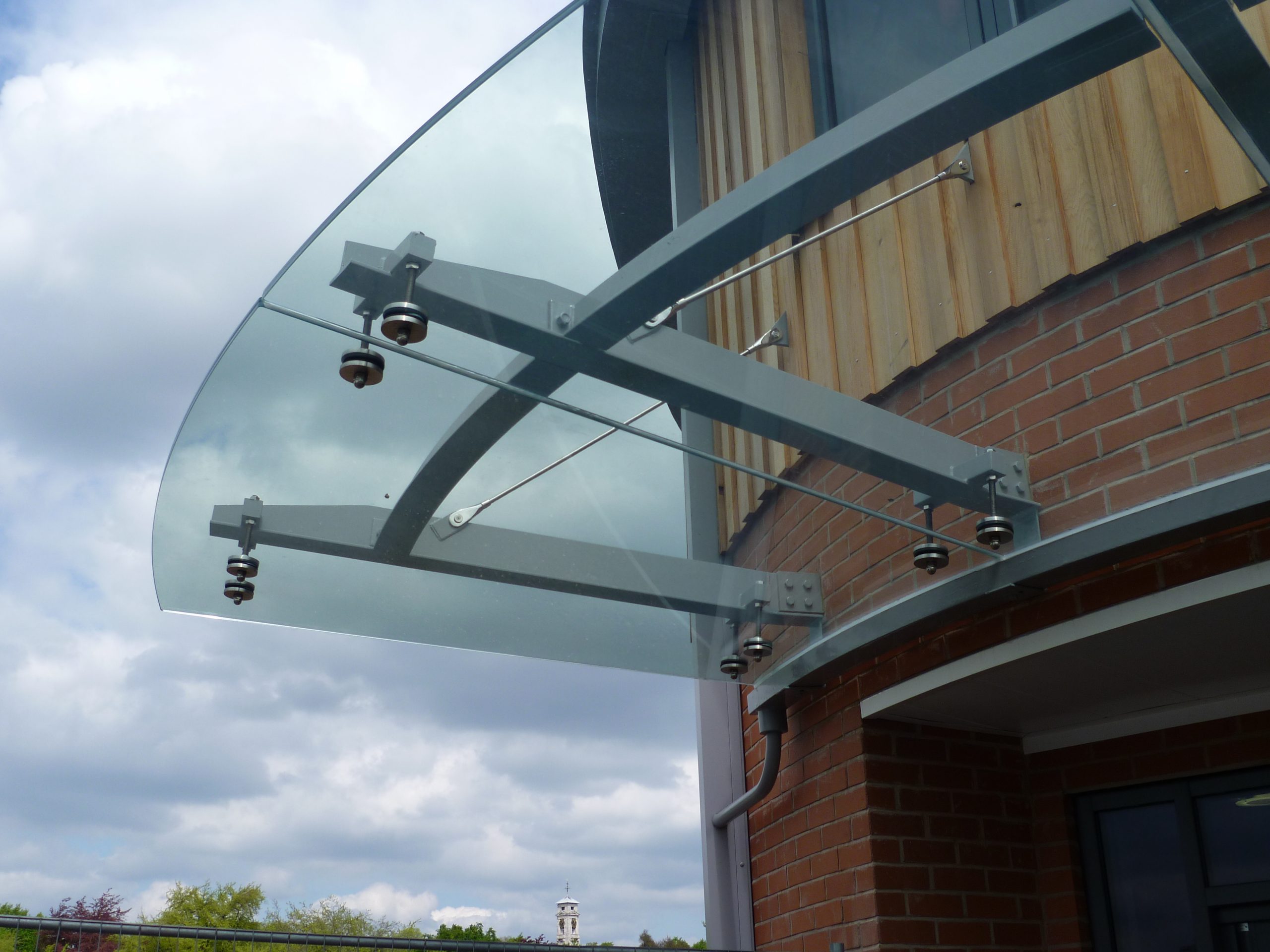 Commercial Glass Canopy Premium shelter for any business